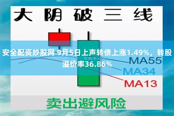 安全配资炒股网 9月5日上声转债上涨1.49%，转股溢价率36.86%