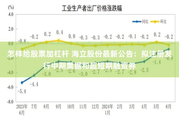 怎样给股票加杠杆 海立股份最新公告：拟注册发行中期票据和超短期融资券